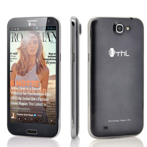 5.7 Inch HD 320PPI Quad Core Phone "ThL W7+" - Android 4.2, 1.2GHz, 8MP Rear Camera (Grey)
