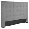 Tête de lit 160 Cosyra Tissu Bois 160x118x8