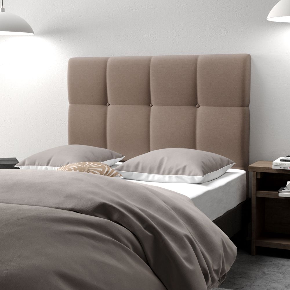 Achat Tête de lit 180 Occara Tissu Bois 180x118x8 pas cher