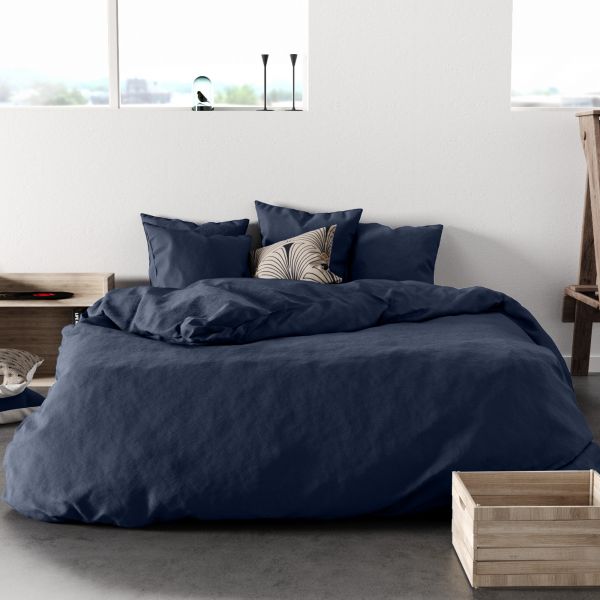 Housse de couette Percale de Coton 80 fils Jeans