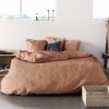 Housse de couette Percale de Coton 80 fils Rose Poudre