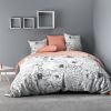 Housse de couette 100% Coton Florily et taie d'oreiller