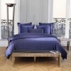 Housse de couette Percale de Coton Vagues Bleues et taie d'oreiller