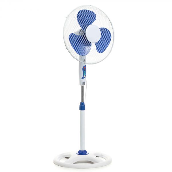 Ventilateur sur pied réglable 40 cm 50 W 3 positions