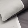 Parure de couette Today 100% Percale de Coton Cdf/Zinc/Chantilly