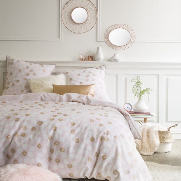 Parure de couette 200x200 cm 100% Satin de Coton Sara