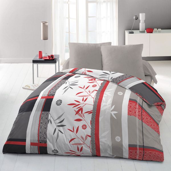 Parure de couette 220x240 cm 100% Polyester 72 gsm Japanese Bamboo