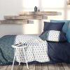 Parure de couette Reversible 100% Percale de Coton 71 fils Tafa A