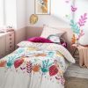 Parure de couette 140x200 cm 100% Coton 57 fils Jungle