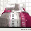 Parure de couette 220x240 cm 100% Coton 57 fils Perse Rose