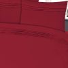 Parure de couette 220x240 cm 100% Coton 57 fils Pintek Bordeaux