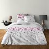 Parure de couette 220x240 cm 100% Coton 57 fils Rose 1