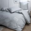 Parure de couette Today 220x240 cm 100% Coton 57 fils Gris