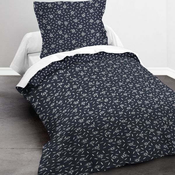 Parure de couette Today 140x200 cm 100% Coton 57 fils Popy