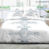 Parure de lit - Housse de couette 100% Coton 57 fils Good Night