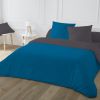 Parure de lit - Housse de couette 100% Coton 57 fils Mozaic Blue Fusain