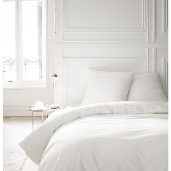 Parure de lit - Housse de couette 100% Percale de Coton Chantilly