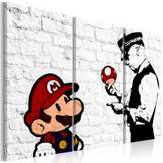 Tableau Mario Bros Banksy