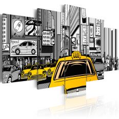Tableau Taxi de dessin animé