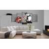 Tableau Super Mario Mushroom Cop Banksy