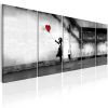 Tableau Banksy Runaway Balloon