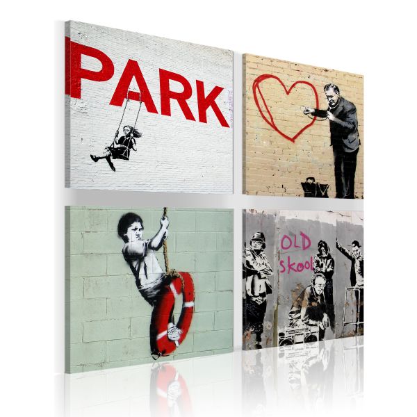 Tableau Banksy - Inspiration urbaines