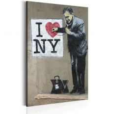 Tableau I Love New York by Banksy