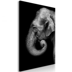 Tableau Portrait of Elephant 1 Pièce Vertical