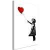 Tableau Banksy Girl with Balloon 1 Pièce Vertical