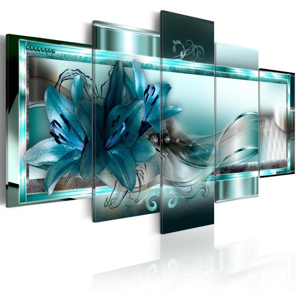 Tableau Sky Blue Lilies