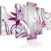 Tableau Roses violettes