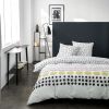 Parure de lit - Housse de couette réversible 100% Coton 57 fils Potosi