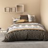 Parure de lit - Housse de couette 100% Coton 57 fils Ethnique