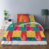 Parure de lit - Housse de couette 100% Coton 57 fils Multicolor