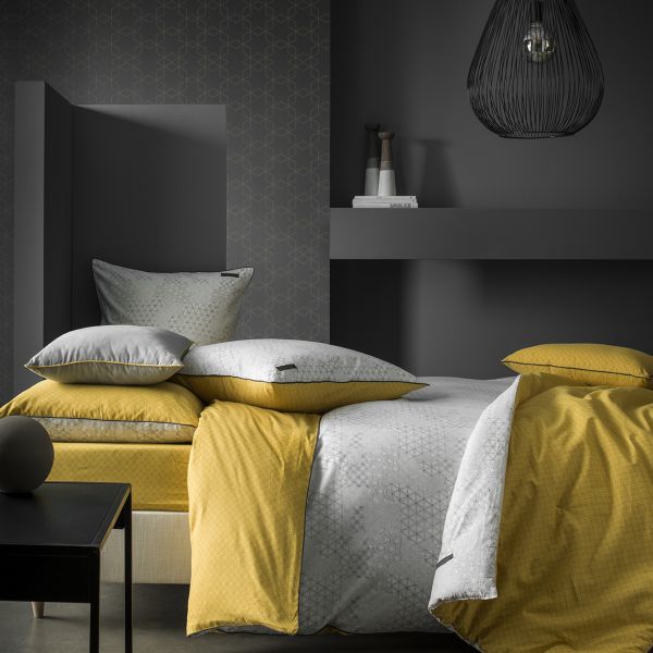 Parure de lit - Housse de couette 100% Coton Lavé 57 fils Kaly