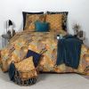 Parure de lit - Housse de couette 100% Coton 57 fils Paon
