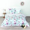 Housse de couette réversible et taie d'oreiller coton Filia