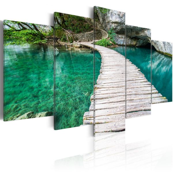 Tableau Lac turquoise