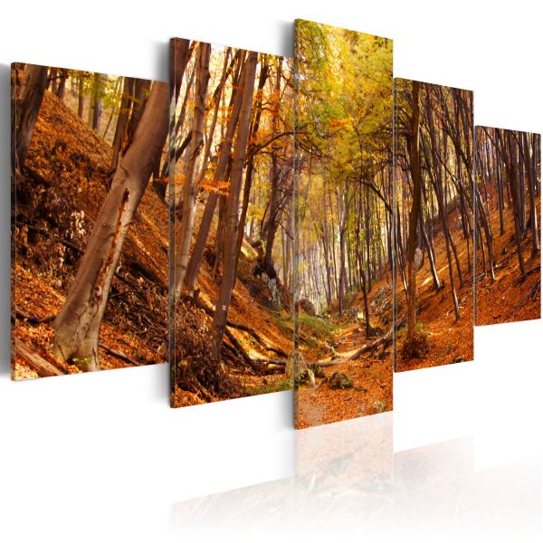 Tableau Automne en orange