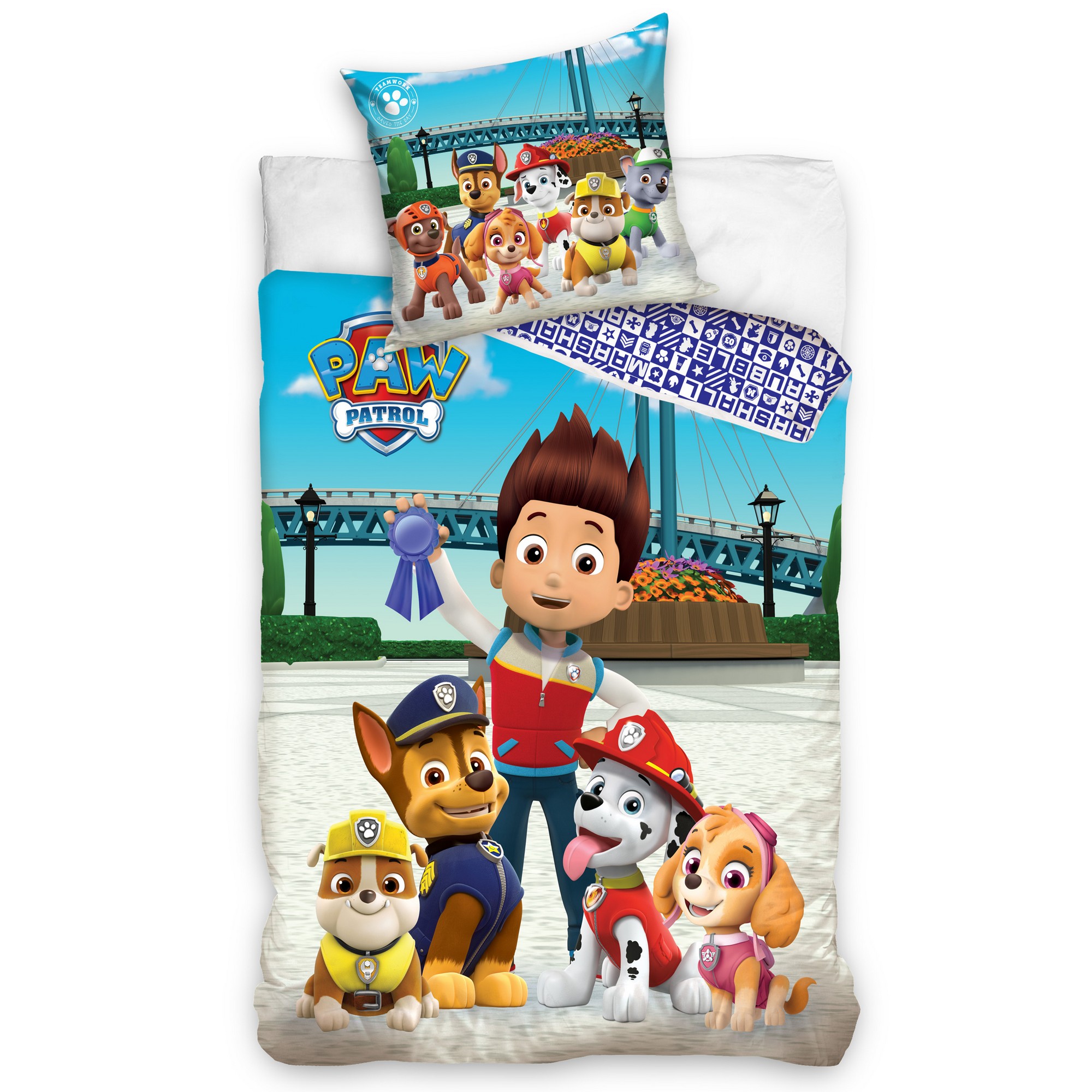 en coton Parure de Lit Pat Patrouille 