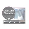 Oreiller plumettes de canard 60x60 800gr/m² fabrication française