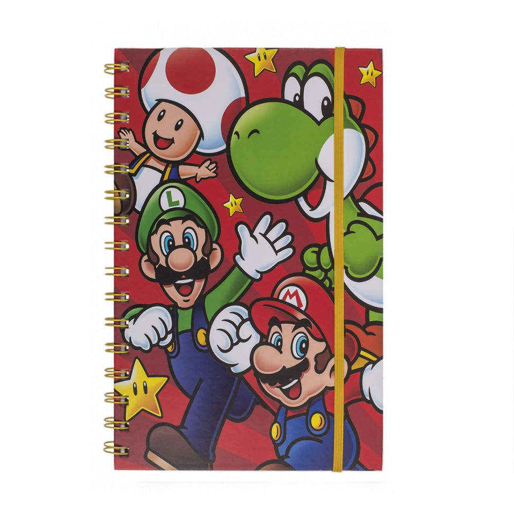 Cahier à spirale Super Mario - Format A5 pas cher