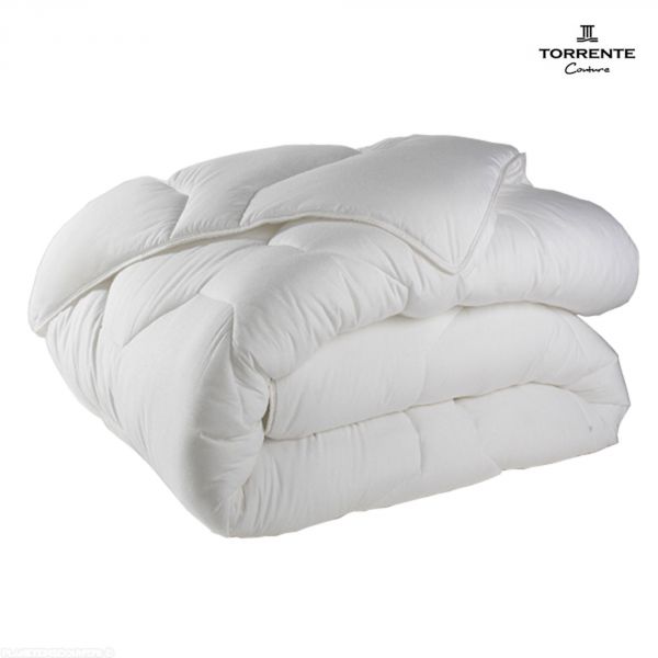 Couette toutes saisons Torrente 240x260 cm 500 gr/m² Blanc