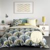 Housse de couette Réversible et taie d'oreiller 100% Coton 57 fils Lotus