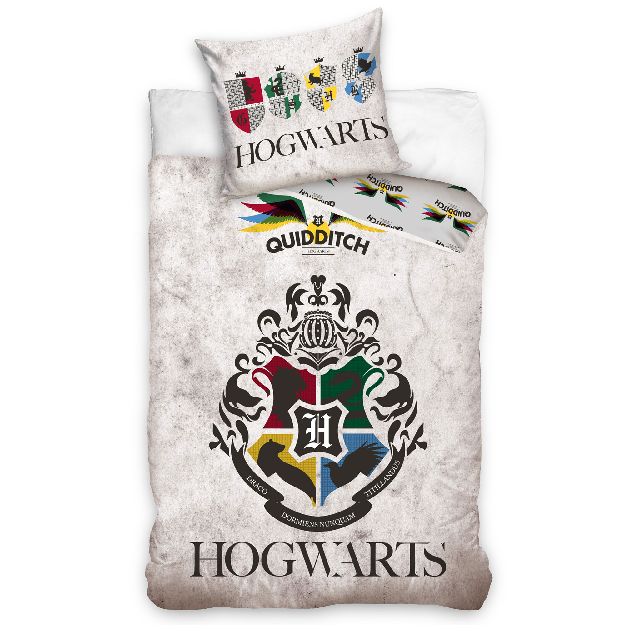 Housse de couette Harry Potter 100 % coton lit 1 place