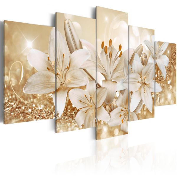 Tableau Fleurs Golden Bouquet