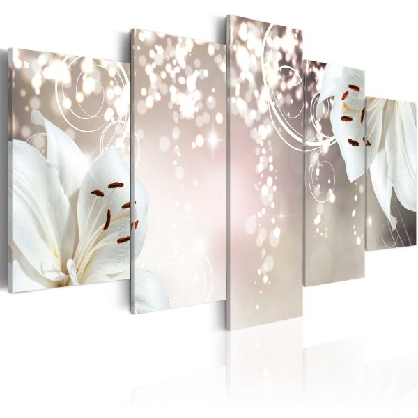 Tableau Fleurs Magic white