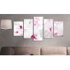 Tableau Fleurs Pink gossamer