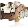 Tableau Fleurs Ivory orchids