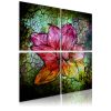 Tableau Fleurs Fleur de verre